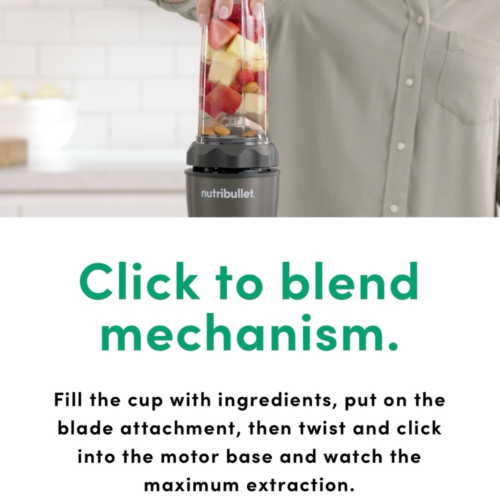 Nutribullet Pro 1000 Blender ( New ) - Picture 4 of 7